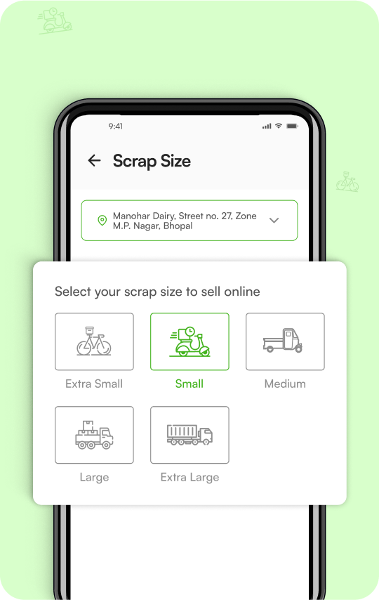 scrap size